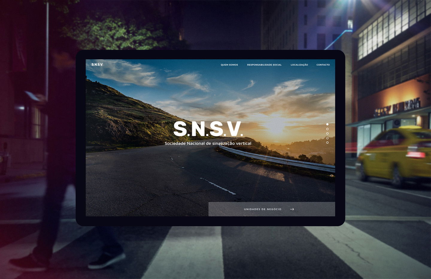 SNSV Website | Indústria Criativa